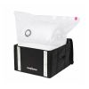 Úložný box Compactor 3D Black Edition, 125 l, černá