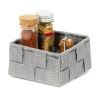 Úložný organizér Compactor TEX 12 x 12 x 7 cm, hnědá