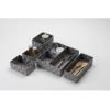 Úložný organizér Compactor TEX 12 x 12 x 7 cm, hnědá