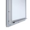 Venkovní informační vitrína s LED osvětlením 70 x 100 cm, černá