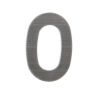Domovní číslo "0", RN.75L, nerez