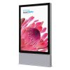Venkovní oboustranná plakátová vitrína s LED osvětlením 120 x 180 cm, hliník
