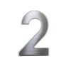 Domovní číslo "2", RN.75L, nerez
