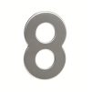 Domovní číslo "8", RN.95L, nerez