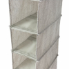 Závěsný organizér na oblečení 30 x 18 x 94 cm, šedá