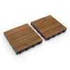 Dřevěná dlažba Linea CombiWood 40 x 40 x 6,5 cm, přírodní dřevo