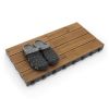 Dřevěná dlažba Linea CombiWood 40 x 40 x 6,5 cm, přírodní dřevo
