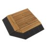 Dřevěná dlažba Linea CombiWood 40 x 40 x 6,5 cm, přírodní dřevo