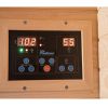 Sauna DeLuxe 3300 Carbon - BT, hnědá