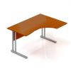 Ergonomický stůl Visio 140 x 100 cm, pravý, třešeň