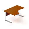 Ergonomický stůl Visio 140 x 100 cm, levý, třešeň