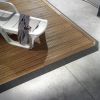 Dřevěný rohový nájezd Linea CombiWood, 4 ks, přírodní dřevo