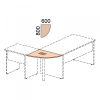 Propojovací prvek Impress 80 x 60 cm, dub sonoma