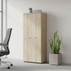 Vysoká šatní skříň Praktik 80 x 40 x 182,1 cm, dub sonoma