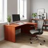 Rohový stůl SimpleOffice 140 x 120 cm, levý, třešeň