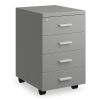 Kontejner SimpleOffice 40 x 48 cm - 4 zásuvky, šedá