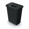 Závěsný odpadkový koš, 10 l, černá
