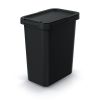 Závěsný odpadkový koš, 12 l, černá