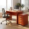 Sestava kancelářského nábytku SimpleOffice 1, 120 cm, třešeň