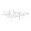 Postel Bunky 90 x 200 cm, patrová, bílá