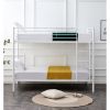 Postel Bunky 90 x 200 cm, patrová, bílá