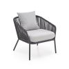 Zahradní sestava Rocca - 5 míst, šedá