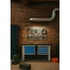 Dílenský stůl Solid MDF-14, 150 cm, 2 závěsné boxy, černá