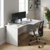 Ergonomický stůl Impress 160 x 90 cm, pravý, bílá
