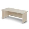 Ergonomický stůl TopOffice 200 x 100 cm, levý, akát světlý