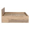 Postel Rustico 160 x 200 cm, dub artisan