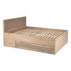Postel Rustico 160 x 200 cm, dub artisan