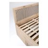 Postel Rustico 160 x 200 cm, dub artisan