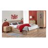 Postel Rustico 160 x 200 cm, dub artisan
