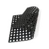 Gumová čisticí rohož Honeycomb 50 x 80 x 1,6 cm, černá
