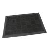 Gumová čisticí rohož Pin Squares 40 x 60 x 0,7 cm, černá