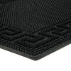 Gumová čisticí rohož Pins Deco 40 x 60 x 0,8 cm, černá
