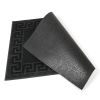 Gumová čisticí rohož Pins Deco 40 x 60 x 0,8 cm, černá