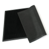 Gumová čisticí rohož Rubber Brush 90 x 150 x 1,2 cm, černá
