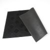 Gumová čisticí rohož Squares 45 x 75 x 0,7 cm, černá