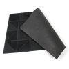 Gumová čisticí rohož Triangles 40 x 60 x 0,7 cm, černá