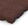 Gumová dlažba SportFlo S800 V25/R15 50 x 50 x 2,5 cm, červená