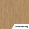 Výškově nastavitelný stůl OfficeTech D, 120 x 80 cm, bílá podnož, dub kamenný