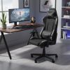 Herní židle DXRacer FORMULA, látková, černá / šedá