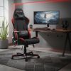 Herní židle DXRacer OH/FD01/NR, látková, černá / červená