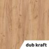 Výškově nastavitelný stůl OfficeTech Strong 200 x 80 cm, černá podnož, dub kraft