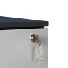 Kovový kontejner 40 x 50 x 61 cm - 3 zásuvky, antracitová - ral 7016