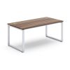 Stůl SimpleOffice 180 x 90 cm, ořech vlašský / bílá