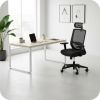 Stůl SimpleOffice 180 x 90 cm, dub světlý / bílá