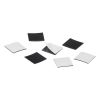 Samolepící magnety Magnetoplan Takkis 15 x 15 mm - 140 ks, černá