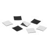 Samolepící magnety Magnetoplan Takkis 30 x 20 mm - 45 ks, černá